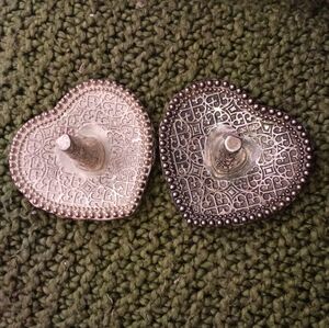 Two Indian ring holders